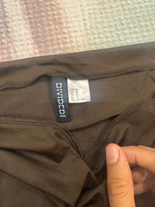 Brown One-Shoulder Top