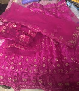Vibrant Pink Embroidered Lehenga Choli