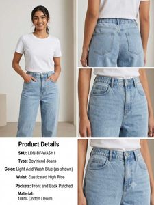 Light Wash Boyfriend Jeans