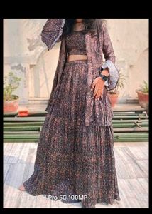 Floral Print lehenga choli