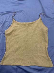 Sparkly Green Cami Top