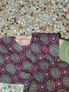 Elegant Maroon Printed Kurta