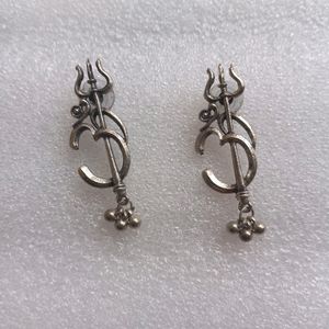 Om 🕉 Trishul Earrings