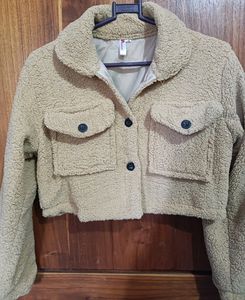 Fur Solid Women Jacket