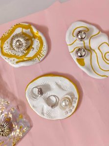 Handmade Clay Trinket Set