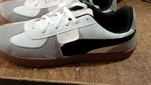 Stylish White &amp; Grey Sneakers