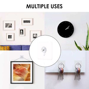 New 6 Adhesive Wall Hooks