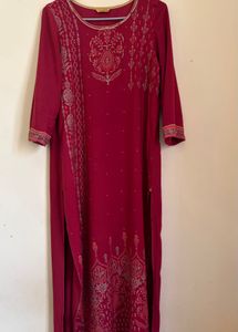 Elegant Viscose Rayon Kurta | L size