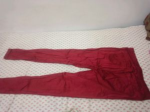 Maroon and blue Leggings