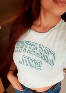 Fitted Mint Green Crop Top 🧿