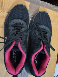 Campus Black & Pink Sneakers