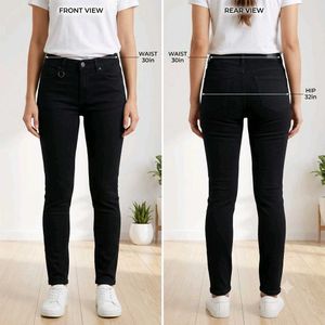Classic Black Denim Jeans
