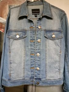 Denim Jacket For Women Bust 40, Length 20 Inch
