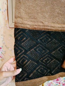 🇳🇿💫🎀Elegant Brown &amp; Black Kurta Set