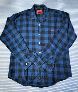 Levi's Blue Plaid Men's Shirt