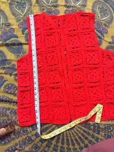 Red Crochet Vest ❤️