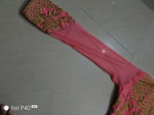 Pink Anarkali With Wonderful Duppatta..