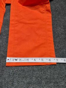 Lacoste Statement Orange Chino Trousers / Pants (S