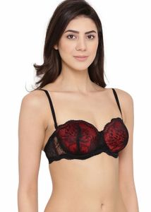 Clovia Padded Underwired Full Cup PrintedMultiway