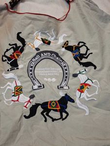 Cute Horse Embroidered Tote Bag
