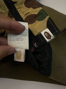 A Bathing Ape Camo Bomber Jacket