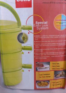 brand new CELLO amaze insulated tiffin box