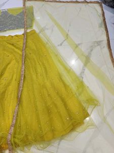 Stunning Yellow Lehenga Choli