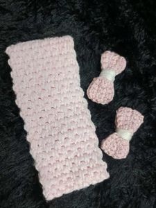 crochet hair band and pins combo ❣️