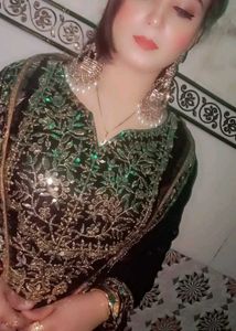 Embellished Black Kurta Set with Dupatta