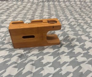 Wooden Phone &amp; Watch Charging Stand