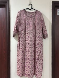 Beautiful Pink Floral Kurta