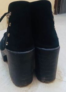 Black Heeled Ankle Boots
