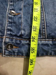 Denim Jacket with Shearling Collar