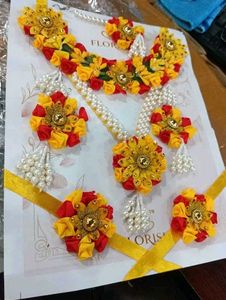 Floral Jewellery Set - Haldi Ceremony