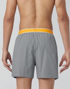 XYXX Grey Boxer Shorts with Orange Waistband