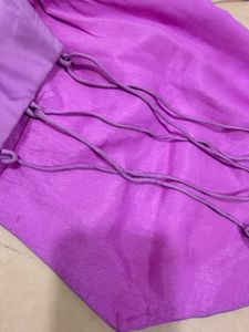 Beautiful Purple Silk backless top