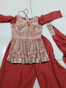 Exquisite  &amp; Gold Embroidered Lehenga Choli Top