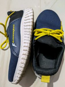 Kids Blue &amp; Yellow Sneakers