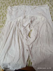 Used White Flared Patiala
