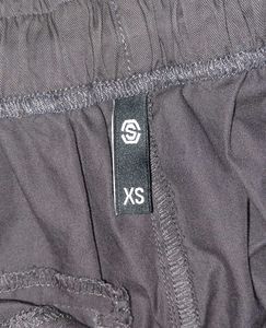 adjustable grey parachute pants