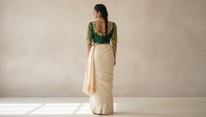 Green Embroidered Blouse
