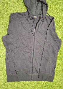 Navy Blue Zip-Up Hoodie