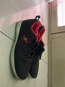 Sparx Black &amp; Red Running Shoes
