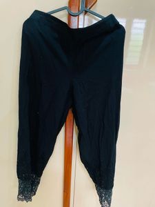 Black Bottom  Straight Pants