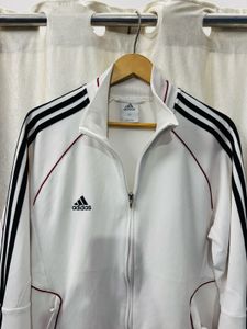 Adidas White Track Jacket