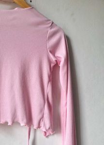 Y2K Ribbed Tie-Cardigan + FREE White Tee✨