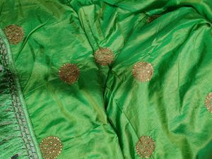 Silk Parrot  Green 💚 Saree