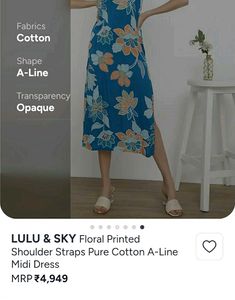 🐦Floral Sphagetti Dress