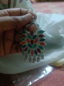 colourful party earrings