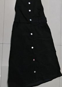 Black Denim Jumper
